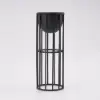 Picture of 600mm Black Plant Pot Indoor Modern Metal Planter with Stand for Living Room