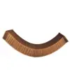 Picture of Modern Extension-Type Entryway Bench Natural Dining Bench in Brown Paper