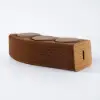 Picture of Modern Extension-Type Entryway Bench Natural Dining Bench in Brown Paper