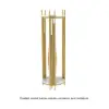 900mm Tall Metal 2-Tiered Plant Stand Modern Corner Plant Stand Indoor