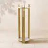 900mm Tall Metal 2-Tiered Plant Stand Modern Corner Plant Stand Indoor