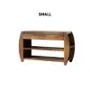 Shoe Storage Entryway Bench Wooden Shoe Rack in Brown (820mm)