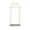 1700mm Modern Freestanding Rail Cloth Rack with Marble Base