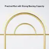 1700mm Modern Freestanding Rail Cloth Rack with Marble Base