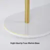 1700mm Modern Freestanding Rail Cloth Rack with Marble Base