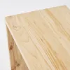 Modern 140 cm Rectangular Natural Rubberwood Desk with Drawer