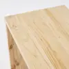 Modern 160 cm Rectangular Natural Rubberwood Desk with Drawer