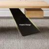 Modern 160 cm Rectangular Natural Rubberwood Desk with Drawer