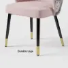 Arcora Pink Velvet Dining Chair with Upholstered, 1 Piece