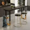 Modern Blue Dog Resin End table with Tray Top and Tissue Box
