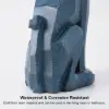 Modern Blue Dog Resin End table with Tray Top and Tissue Box