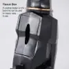 Modern Black Dog Resin End table with Tray Top and Tissue Box