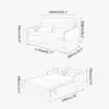 Trundle Linen sofa bed