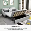 Trundle Linen sofa bed