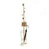 Picture of 1700mm Hallway Metal Round Hooks Coat Stand with Umbrella Stand Base-Gold