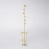 Picture of 1700mm Hallway Metal Round Hooks Coat Stand with Umbrella Stand Base-Gold
