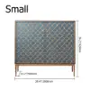 Modern 99 cm Wood Sideboard with 2 Doors & Adjustable Shelves
