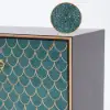 Modern 119 cm Wood Sideboard with 3 Doors & Adjustable Shelves
