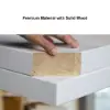 Picture of 1000mm Modern White Rectangular Writing Desk with Gold Base