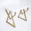 Picture of 1000mm Modern White Rectangular Writing Desk with Gold Base