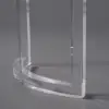 800mm Modern Round Acrylic Coffee Table for Living Room with Tempered Glass Top