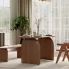 Tintica 150 cm Oval Walnut Wood Dining Table, Seats 4