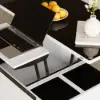 Modern Tempered Glass Lift-Top Coffee Table with Drawers