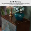 Novel Blue Cabinet Gold-Painted 5-Drawer Chest in Large