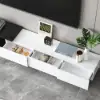 Quoint 180 - 255 cm Extendable TV Unit with 3 Drawers – 40cm – Stand Retracted Media – AUD-H0211