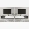 Quoint 180 - 255 cm Extendable TV Unit with 3 Drawers – 40cm – Stand Retracted Media – AUD-H0211