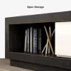 Quoint 180 - 255 cm Extendable TV Unit with 3 Drawers – 40cm – Stand Retracted Media – AUD-H0211