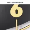 640mm Black Creative Scandinavian Wall Clock Metal Pendulum Home Clock for Living Room