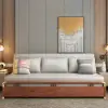 Sofa Bed with Solid Wood frame