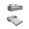 Picture of 82" Linen Convertible Sleeper Sofa 3-Seater