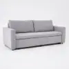Picture of 82" Linen Convertible Sleeper Sofa 3-Seater