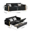 black Queen Sofa Bed