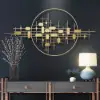 Picture of 3D Modern Big Gold Wall Decor For Living Room Unique Decorative Metal Home Hanging Art – 1350mm