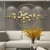 Picture of 3D Modern Big Gold Wall Decor For Living Room Unique Decorative Metal Home Hanging Art – 1350mm