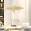 Picture of 3D Modern Big Gold Wall Decor For Living Room Unique Decorative Metal Home Hanging Art – 1350mm