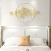Picture of 3D Modern Big Gold Wall Decor For Living Room Unique Decorative Metal Home Hanging Art – 1350mm
