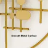 Picture of 3D Modern Big Gold Wall Decor For Living Room Unique Decorative Metal Home Hanging Art – 1350mm