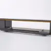 Postmodern Minimalist 1803 mm Floating TV Stand with 2 Drawers and Storage – Gray Media Console