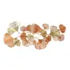 Picture of 53.9" Farmhouse Gold Ginkgo Leaves Wall Decor For Living Room Bedroom Metal Wall Art