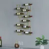 10-Bottle Modern Geometric Wall Mounted Wine Rack – AUD-H0234