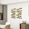 10-Bottle Modern Geometric Wall Mounted Wine Rack – AUD-H0234