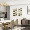 10-Bottle Modern Geometric Wall Mounted Wine Rack – AUD-H0234