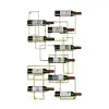 10-Bottle Modern Geometric Wall Mounted Wine Rack – AUD-H0234