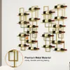 10-Bottle Modern Geometric Wall Mounted Wine Rack – AUD-H0234