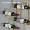 10-Bottle Modern Geometric Wall Mounted Wine Rack – AUD-H0234