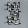 10-Bottle Modern Geometric Wall Mounted Wine Rack – AUD-H0235